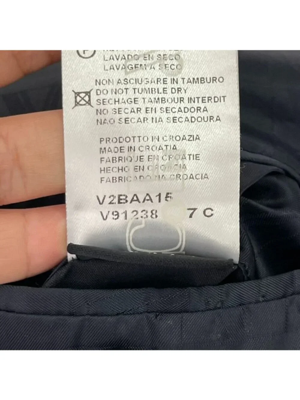 VERSACE Collection Men's Black Wool Blazer Suit Jacket Sport Coat Size IT 50 US